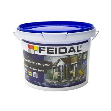 Структурна фасадна фарба Feidal Fassad Relief economic 2,5 л 50118279 фото