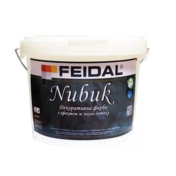 Фарба декоративна Feidal Nubuk з ефектом мʼякого дотику 2,5 л 50124869 фото