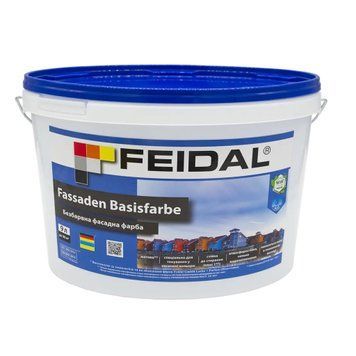 Фасадна фарба Feidal Fassaden Basisfarbe Безбарвна 9 л 50119019 фото