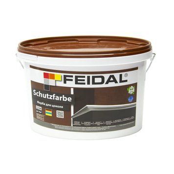 Фарба для цоколя Feidal Schutzfarbe Біла 2,5 л 50129037 фото