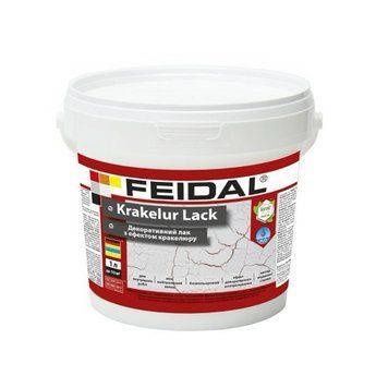 Декоративный лак с эффектом кракелюра FEIDAL Krakelur Lack 1 л 50124854 фото