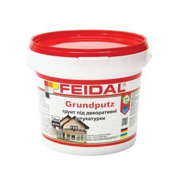 Грунт під декоративні штукатурки Grundputz Feidal 1,4 кг 50128106 фото