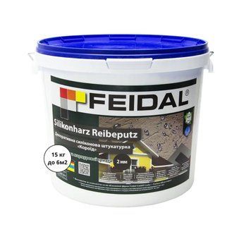 Декоративная силиконовая штукатурка Короед Silikonharz Reibeputz Feidal 15 кг 50116968 фото