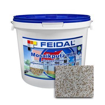 Декоративная акриловая мозаичная штукатурка Feidal Mosaikputz mini А24 25 кг 50128427 фото