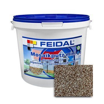 Декоративна акрилова мозаїчна штукатурка Feidal Mosaikputz mini А25 7 кг 50128428 фото