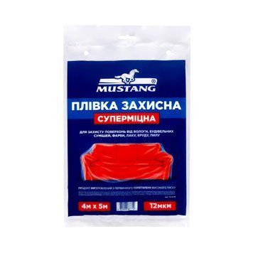 Плівка захисна УНІВЕРСАЛЬНА MUSTANG 12мкм 4м x 5м 12-18-19 фото