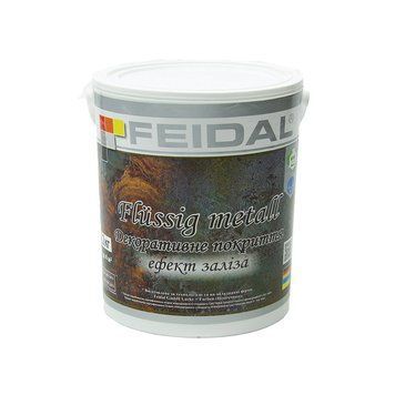 Рідкий декоративний метал Feidal Flussig Metall залізо 2кг 50124650 фото