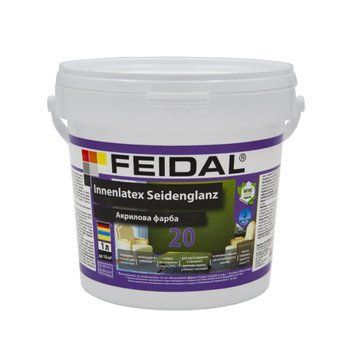 Фарба Feidal Innenlatex Seidenglanz 20 1 л 50105300 фото