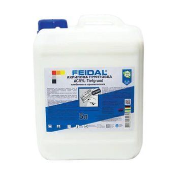 Грунтовка глубокопроникающая Feidal Acryl-Tiefgrund 5 л 50105041 фото