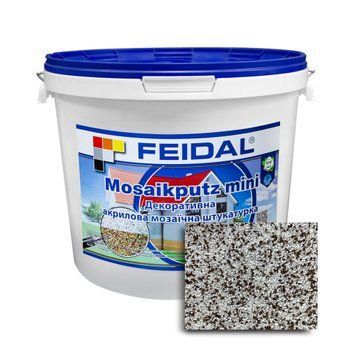 Декоративна акрилова мозаїчна штукатурка Feidal Mosaikputz mini А27 15 кг 50128435 фото