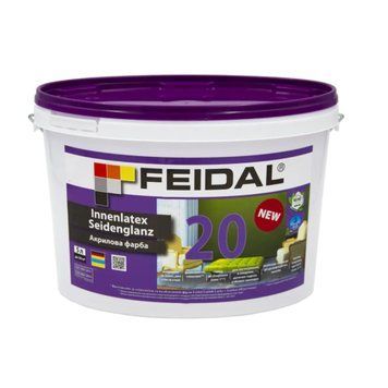 Фарба Feidal Innenlatex Seidenglanz 20 5 л 50105302 фото
