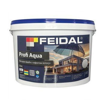 Фасадная латексная краска Feidal Profi Aqua белый 5 л 50127323 фото