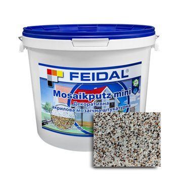 Декоративна акрилова мозаїчна штукатурка Feidal Mosaikputz mini А28 15 кг 50128438 фото