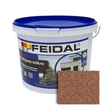 Декоративная акриловая мозаичная штукатурка Feidal Mosaikputz mikro M10 7 кг 50128129 фото