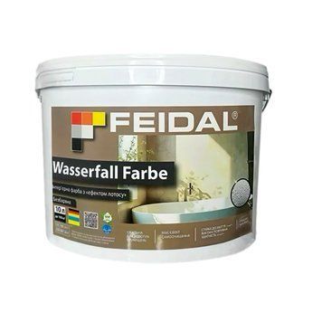 Фарба силіконова Feidal Wasserfall Farbe Безбарвна 10 л 50136015 фото
