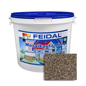Декоративная акриловая мозаичная штукатурка Feidal Mosaikputz mini А29 25 кг 50128442 фото