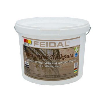 Вапняна декоративна штукатурка Feidal Travertino Kalkputz 10 кг 50124659 фото