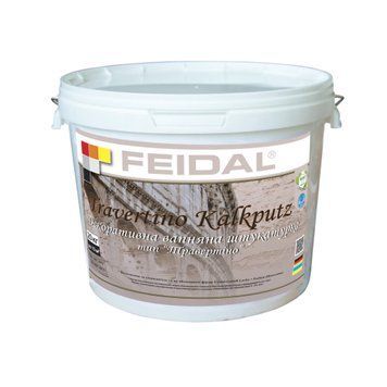Вапняна декоративна штукатурка Feidal Travertino Kalkputz 20 кг 50124660 фото
