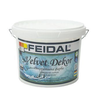Фарба декоративна Feidal Velvet Dekor Шовковисто-матова 2,5 л 50124630 фото
