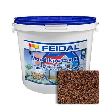 Декоративная акриловая мозаичная штукатурка Feidal Mosaikputz maxi C35 25 кг 50116829 фото