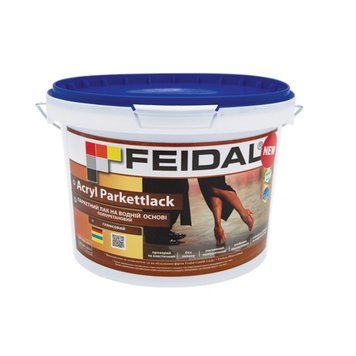 Лак паркетний глянцевий на водній основі Feidal Acryl Parkettlack 1 л 50203284 фото